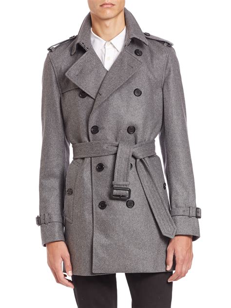 burberry cashmere trench coat men's|Burberry cashmere kensington trench coat.